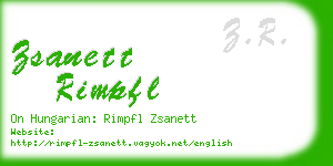 zsanett rimpfl business card